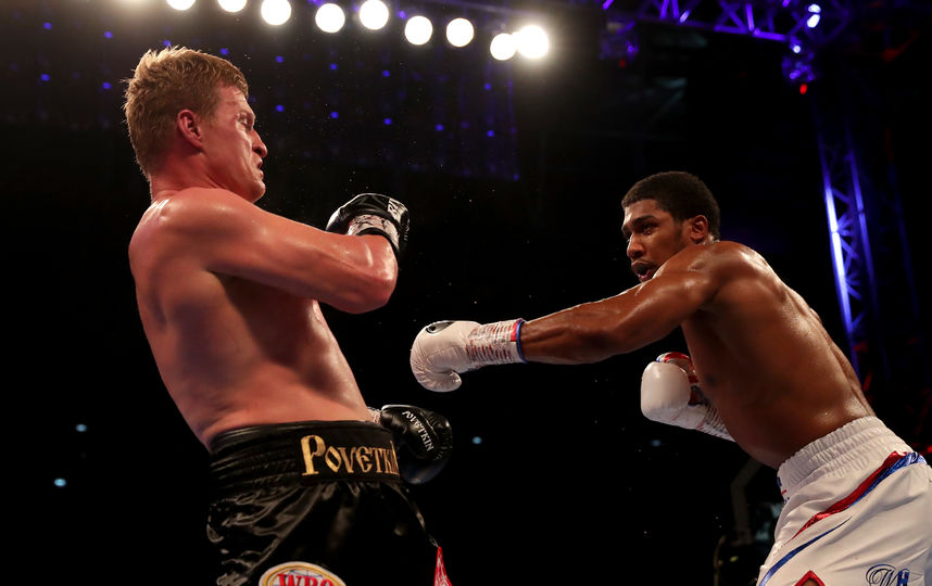 Энтони Джошуа нокаутировал Александра Поветкина. Фото Getty