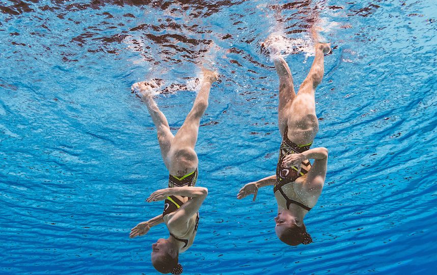 Светлана Ромашина и Светлана Колесниченко. Фото AFP