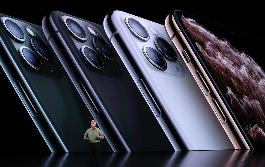 Новая линейка iPhone. Фото AFP
