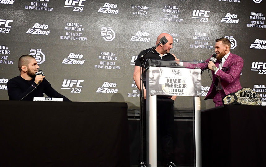 Бой Конор - Хабиб пройдёт в Лас-Вегасе. Фото Getty