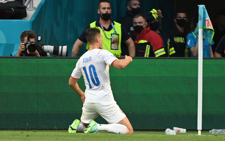 Патрик Шик может возглавить гонку бомбардиров на Евро-2020. Фото AFP