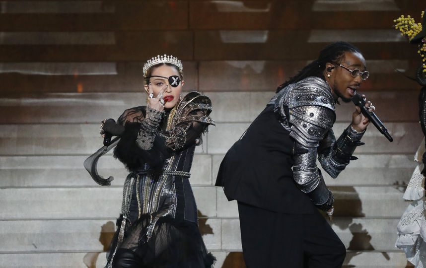 Мадонна и рэпер Quavo на "Евровидении-2019". Фото Getty