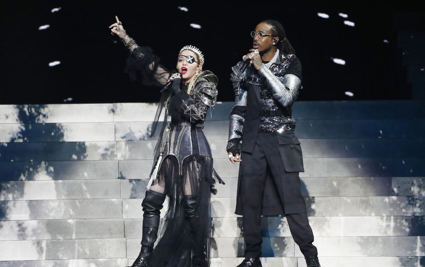Мадонна и рэпер Quavo на "Евровидении-2019". Фото Getty