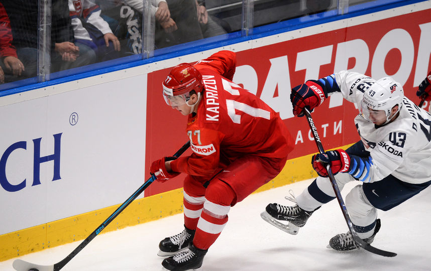 Сборная России на чемпионате мира в Словакии победила американцев и вышла в полуфинал. Фото AFP