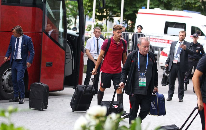 Сборная Португалии по футболу прибыла в Москву. Фото Василий Кузьмичёнок