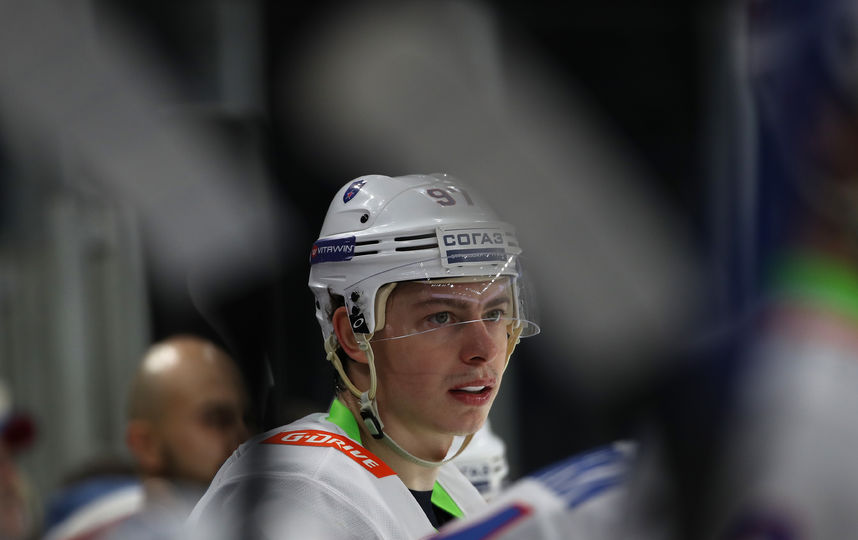 Фрагмент матча СКА - "Динамо" (Рига). Фото Юрий Кузьмин, Андрей Голованов, photo.khl.ru
