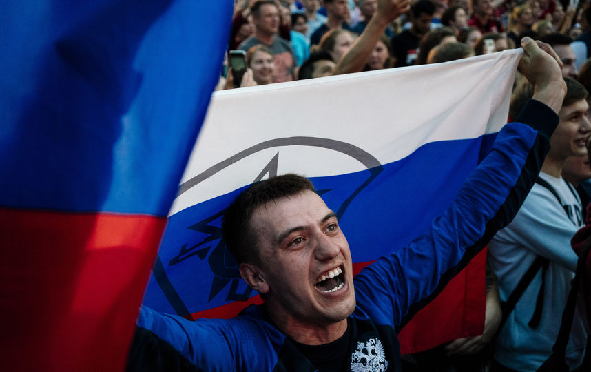 Сборная Россия победила Египет на чемпионате мира по футболу. Фото AFP