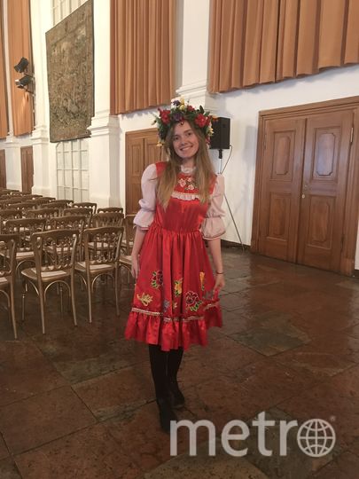 Анастасия Пелевина в том самом платье. Фото Алексей Мокряков, "Metro"