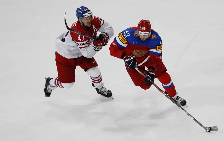 Матч Россия-Чехия. Фото AFP