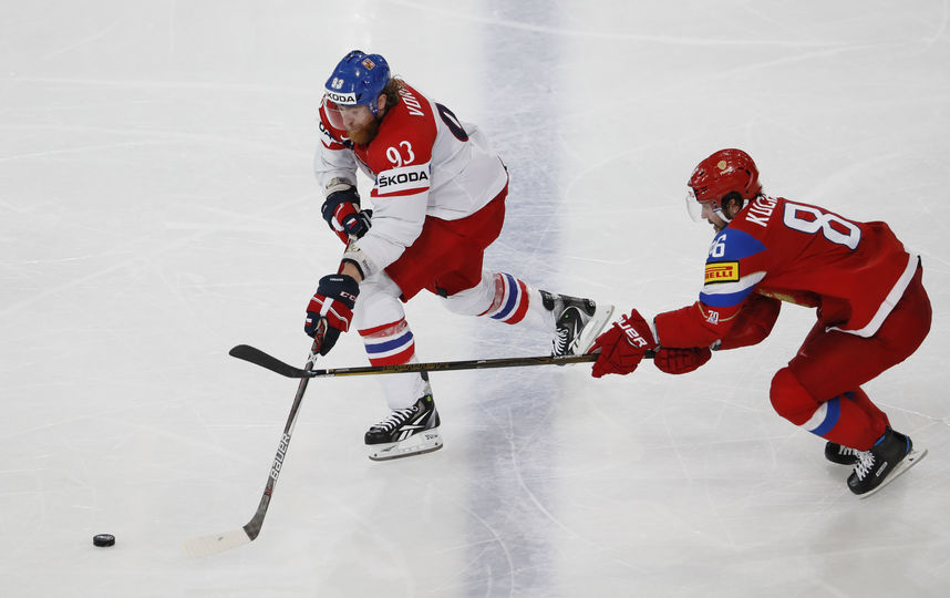 Матч Россия-Чехия. Фото AFP