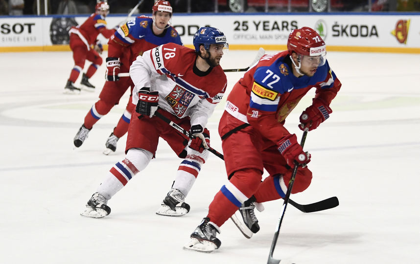 Матч Россия-Чехия. Фото AFP