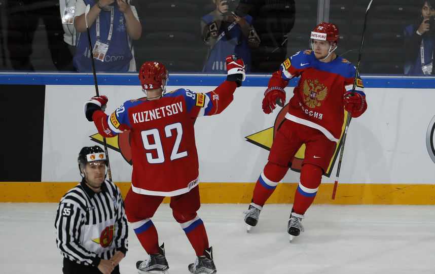 Матч Россия-Чехия. Фото AFP