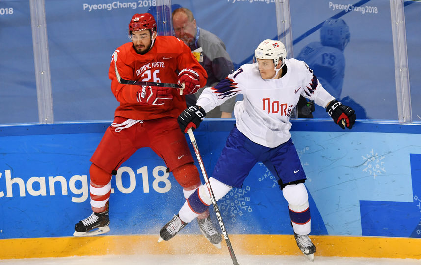 Сборная России по хоккею переиграла норвежцев. Фото AFP