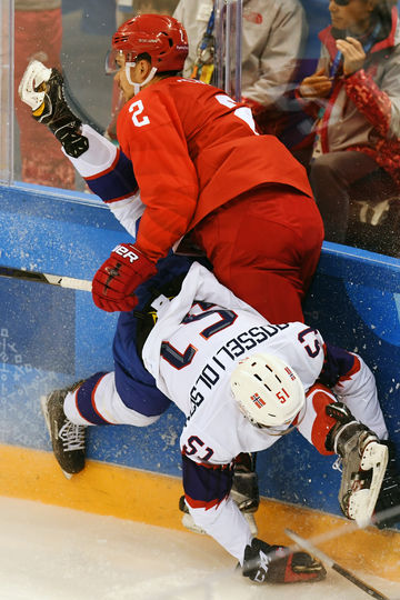 Сборная России по хоккею переиграла норвежцев. Фото AFP