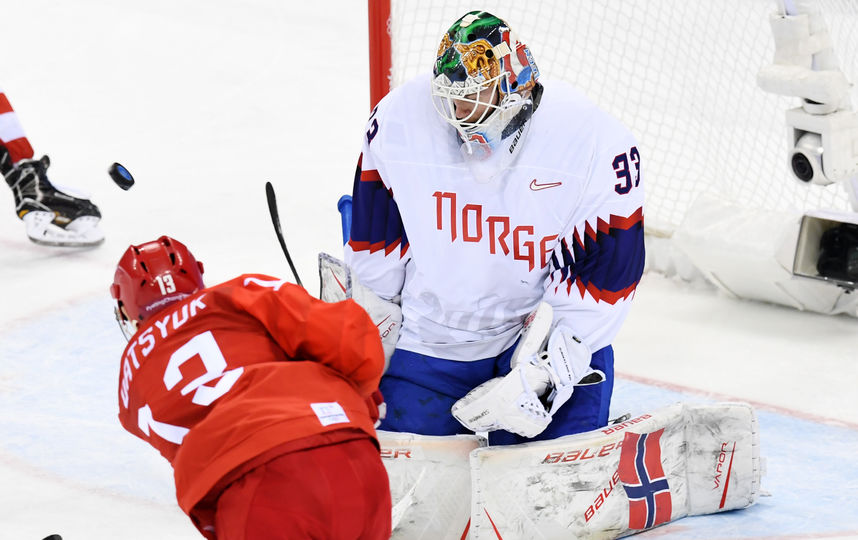 Сборная России по хоккею переиграла норвежцев. Фото AFP