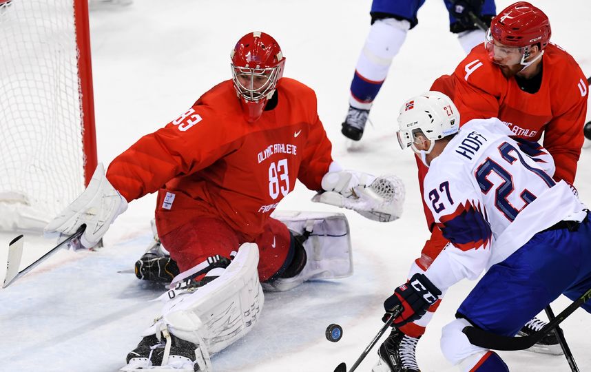 Сборная России по хоккею переиграла норвежцев. Фото AFP