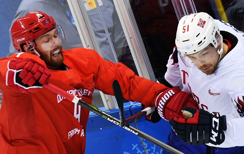 Сборная России по хоккею переиграла норвежцев. Фото AFP