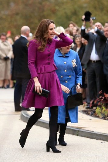 На последних снимках Кейт Миддлтон никак нельзя заметить, что она беременна. Фото Getty