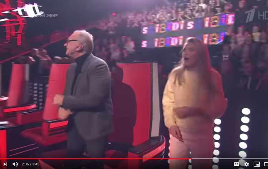 Константин Меладзе и Вера Брежнева. Фото скриншот с официальной страницы шоу "Голос" на YouTube