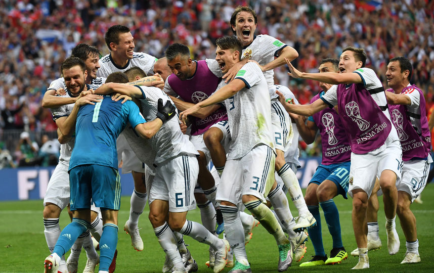 Сборная России также пробилась в четвертьфинал чемпионата мира. Фото AFP
