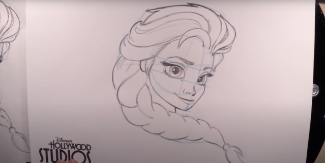 Эльза из мультфильма "Холодное Сердце".