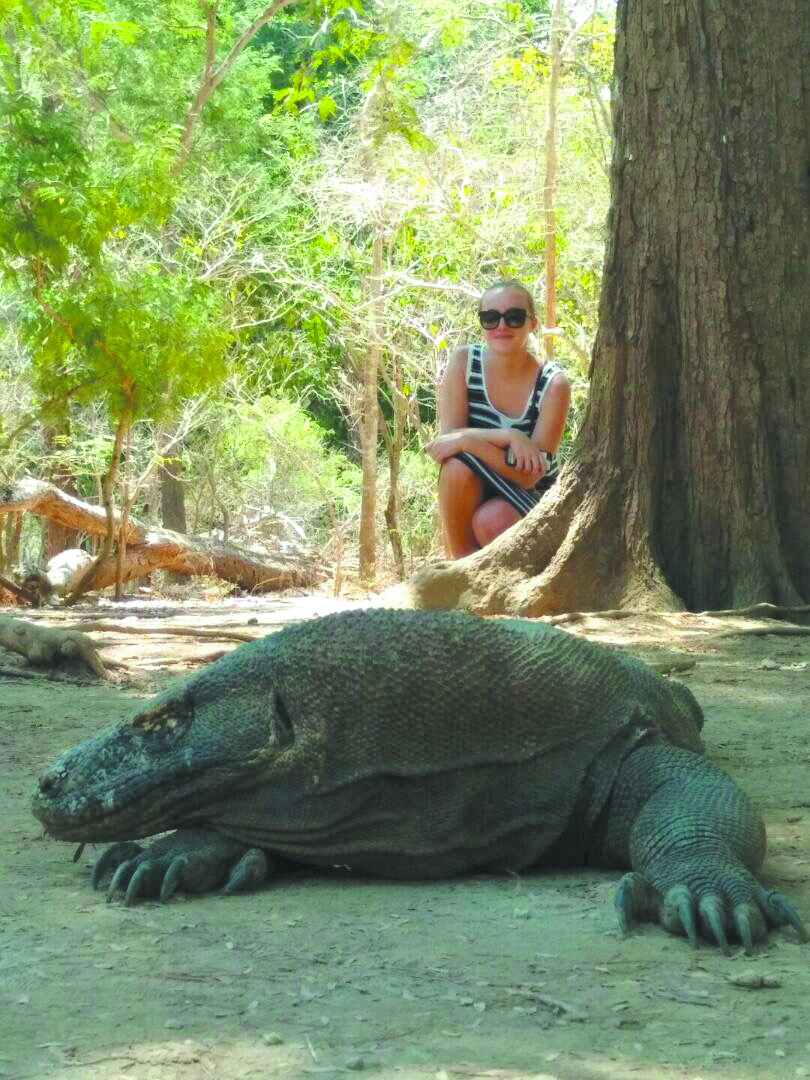 Комодские вараны одновременно восхищают и нервируют туристов. Фото Анна Киселёва.