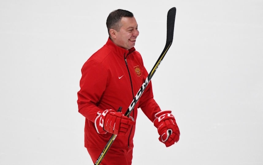 Главный тренер сборной России Илья Воробьёв. Фото РИА Новости