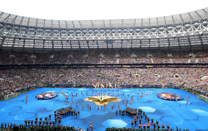 Церемония закрытия чемпионата мира-2018 прошла в "Лужниках". Фото Getty