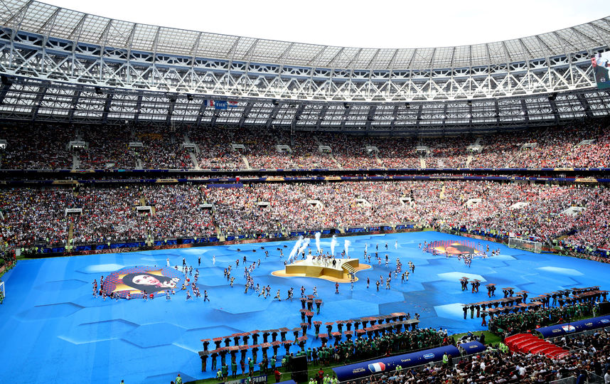 Церемония закрытия чемпионата мира-2018 прошла в "Лужниках". Фото Getty