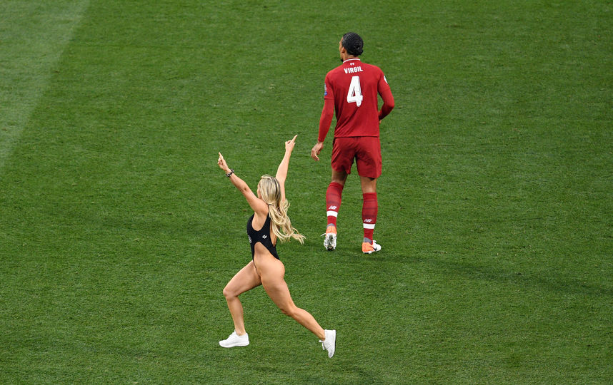 Кинси Волански на финале Лиги чемпионов в Мадриде. Фото Getty