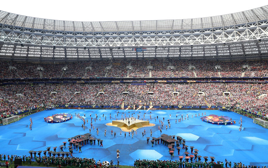 Церемония закрытия чемпионата мира-2018 прошла в "Лужниках". Фото Getty