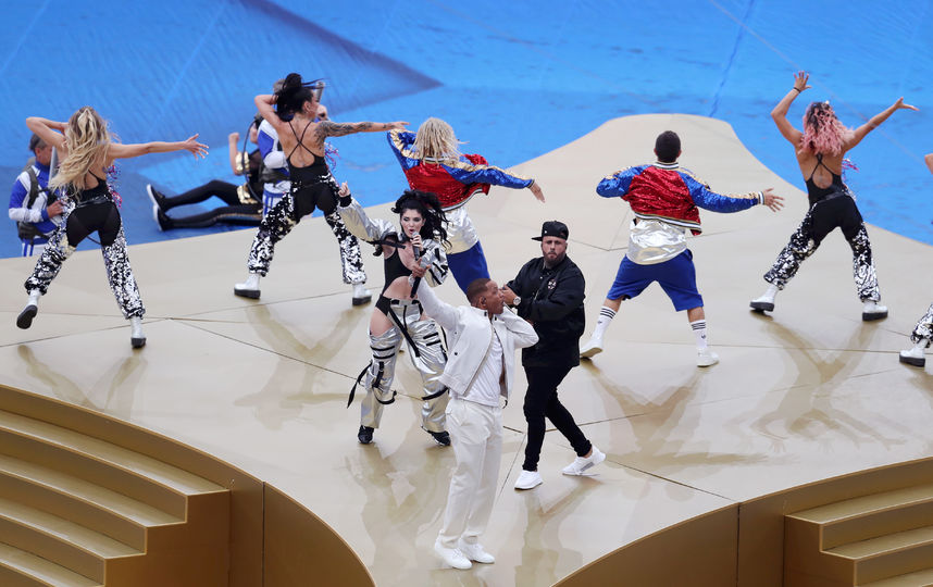 Уилл Смитт на церемонии закрытия чемпионата мира-2018 в "Лужниках". Фото Getty
