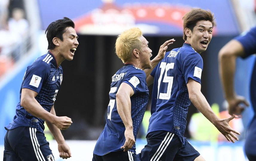 Япония нанесла поражение Колумбии на чемпионате мира по футболу