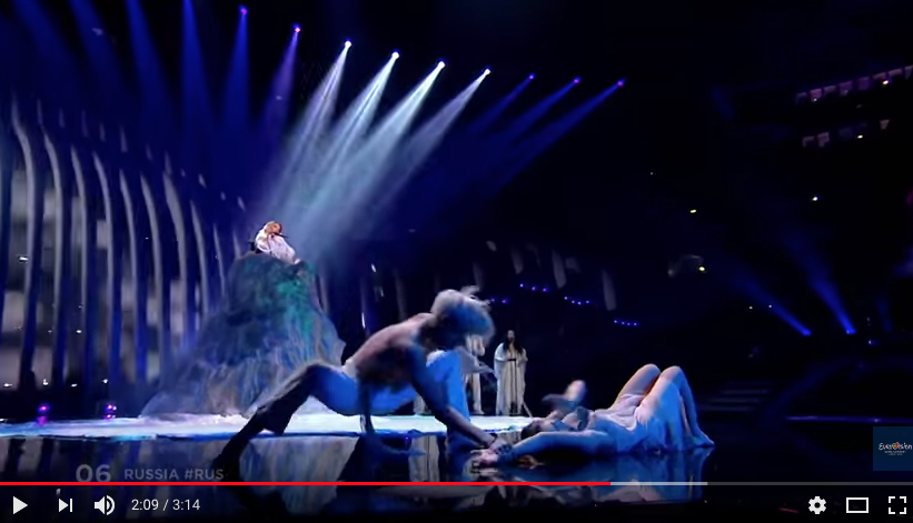 Номер Юлии Самойловой на "Евровидении-2018". Фото скриншот https://www.youtube.com/watch?time_continue=19&v=KujGHwyfMWM