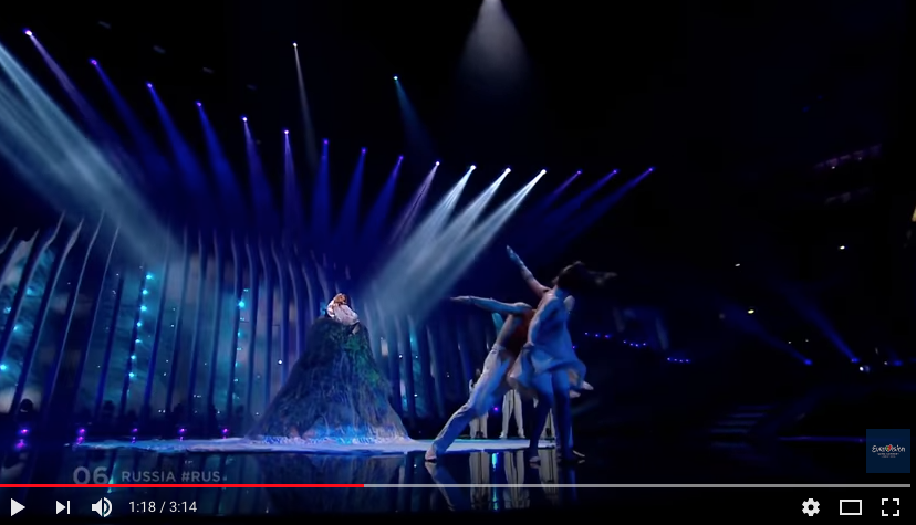 Номер Юлии Самойловой на "Евровидении-2018". Фото скриншот https://www.youtube.com/watch?time_continue=19&v=KujGHwyfMWM