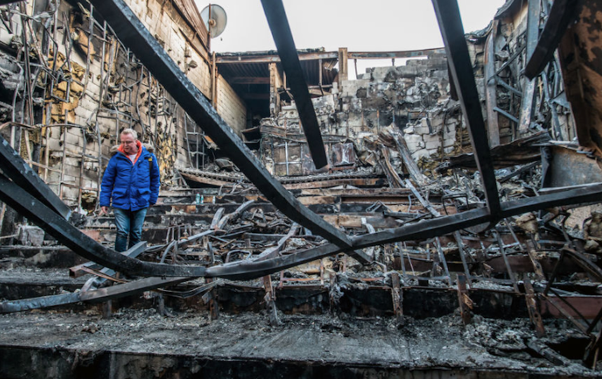 С места ЧП. Фото AFP
