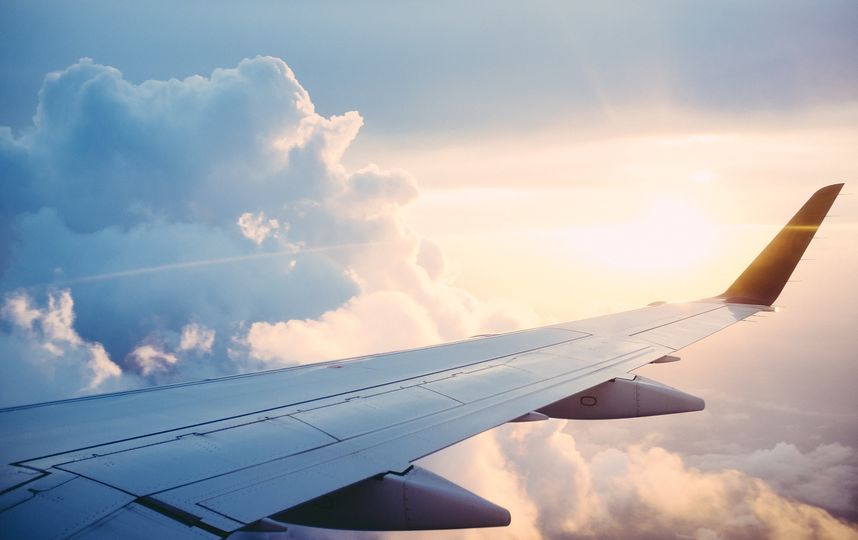 Российские туристы аплодируют в самолёте и вскакивают до остановки самолёта. Фото Pixabay