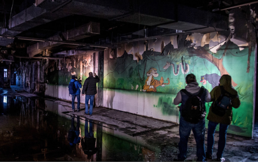 С места ЧП. Фото AFP