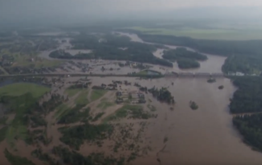 Паводок в Иркутской области. Фото youtube.com/watch?v=0QrnWZwdyzg