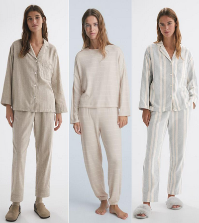 Пижамы от Oysho. Фото Архивы пресс-служб.