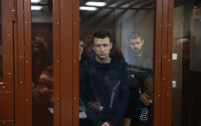 Павел Мамаев в суде. Фото Василий Кузьмичёнок