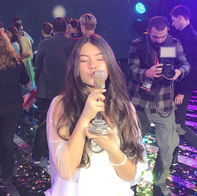 Россиянка одержала победу на детском "Евровидении – 2017". Фото Instagram @junioreurovisionofficial