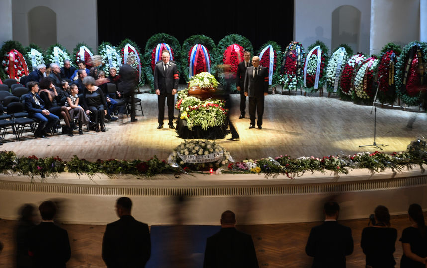 Церемония прощания с Дмитрием Хворостовским. Фото AFP