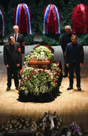 Церемония прощания с Дмитрием Хворостовским. Фото AFP