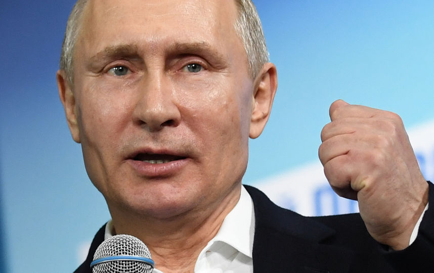 Владимир Путин дал первую пресс-конференцию после выборов-2018. Фото AFP