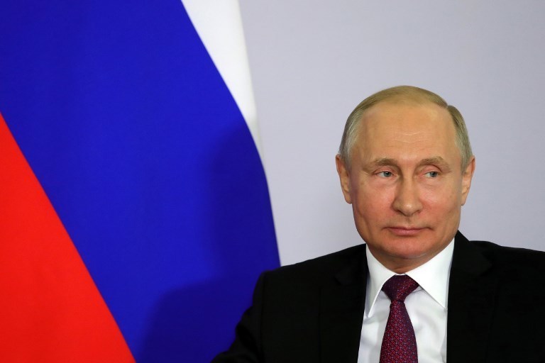 Президент России Владимир Путин. Фото AFP