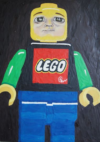 "Легочеловечек", картина из пластилина, Катерина Нежурина. Фото предоставила Катерина Нежурина