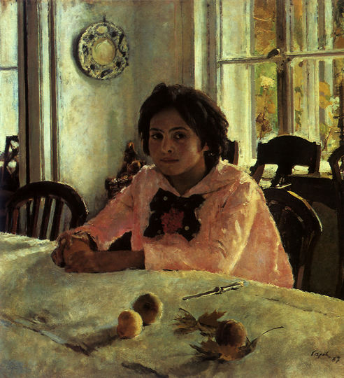 Серов, "Девочка с персиками". Оригинал. Фото Getty