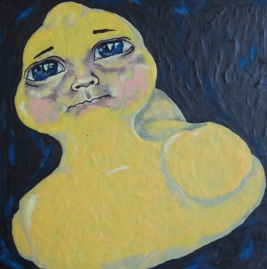 "Уточка", картина из пластилина, Катерина Нежурина. Фото предоставила Катерина Нежурина