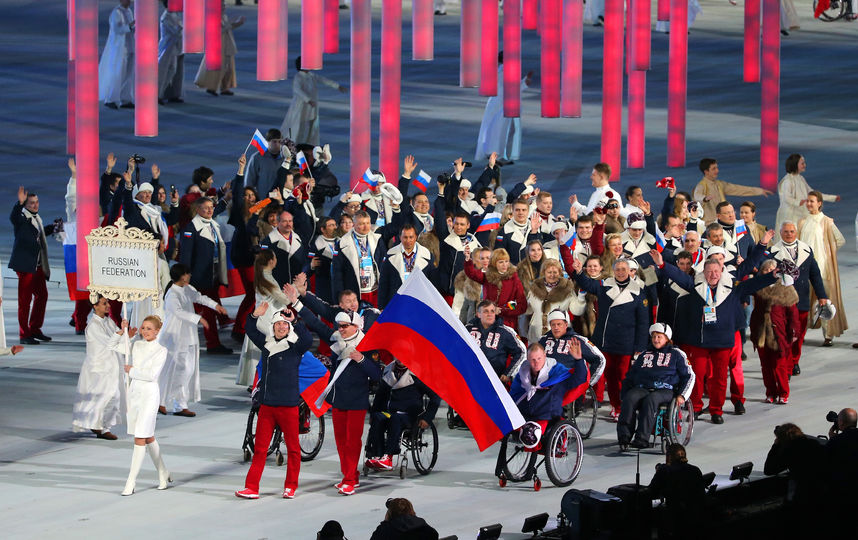 Паралимпийская сборная России на Играх в Сочи, 2014 год. Фото Getty